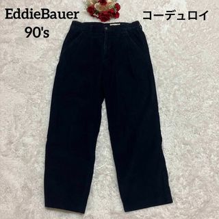 Eddie Bauer BOOT CUT ユーズト加工ブラックデニム　32×32