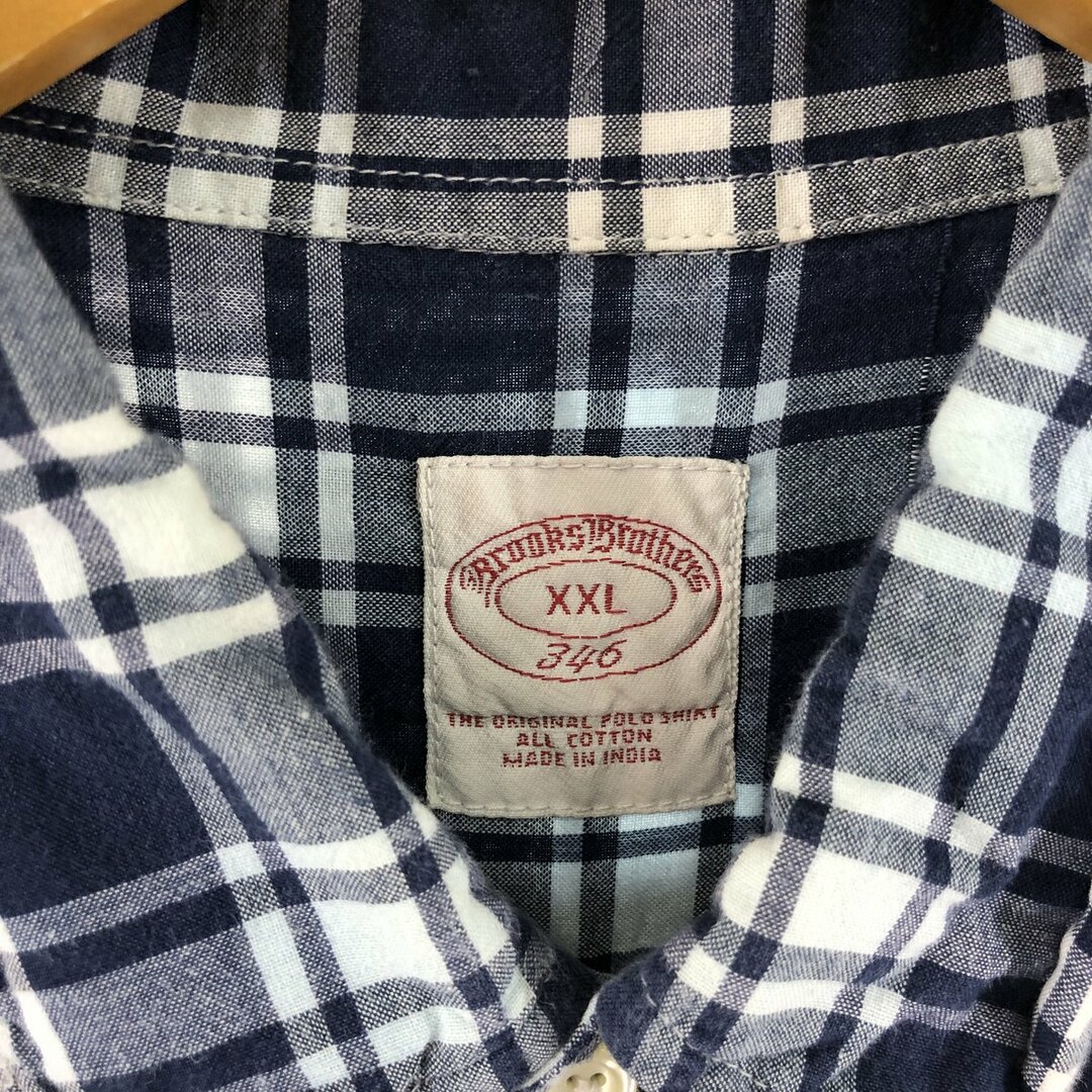 ブルックスブラザーズ Brooks Brothers Est.1818 長袖 チェックシャツ メンズXXL /eaa366592