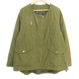 ユナイテッドアローズグリーンレーベルリラクシング(UNITED ARROWS green label relaxing)のグリーンレーベルリラクシング ノーカラージャケット ミリタリージャケット 38(その他)