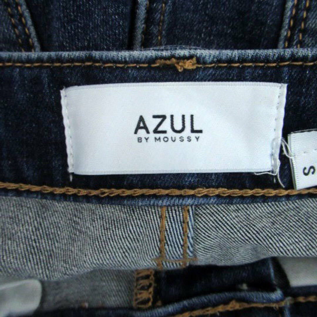 AZUL by moussy(アズールバイマウジー)のアズールバイマウジー デニムパンツ ジーンズ スキニーパンツ アンクル丈 S 紺 レディースのパンツ(デニム/ジーンズ)の商品写真