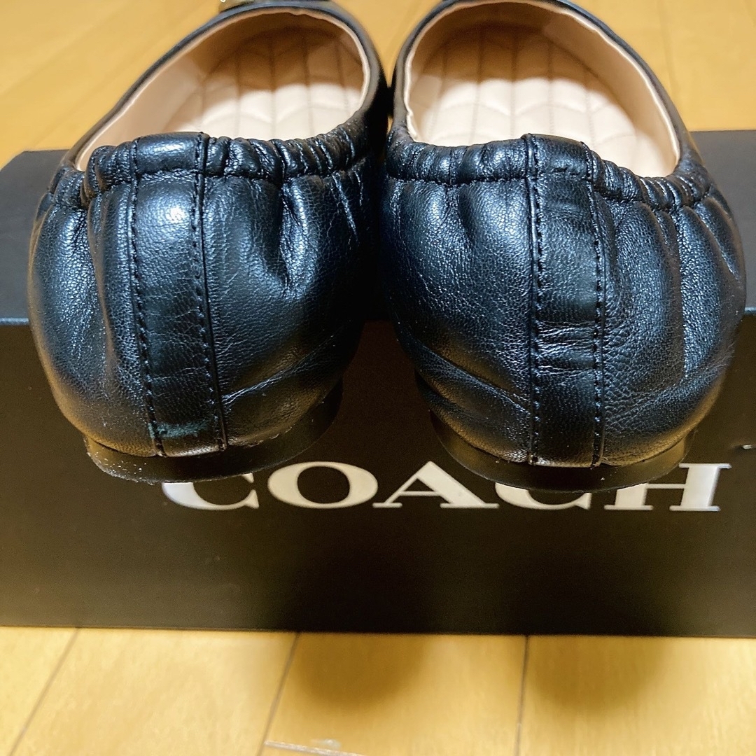 新品 6.5/23.5/37 COACH コーチ バレエシューズ