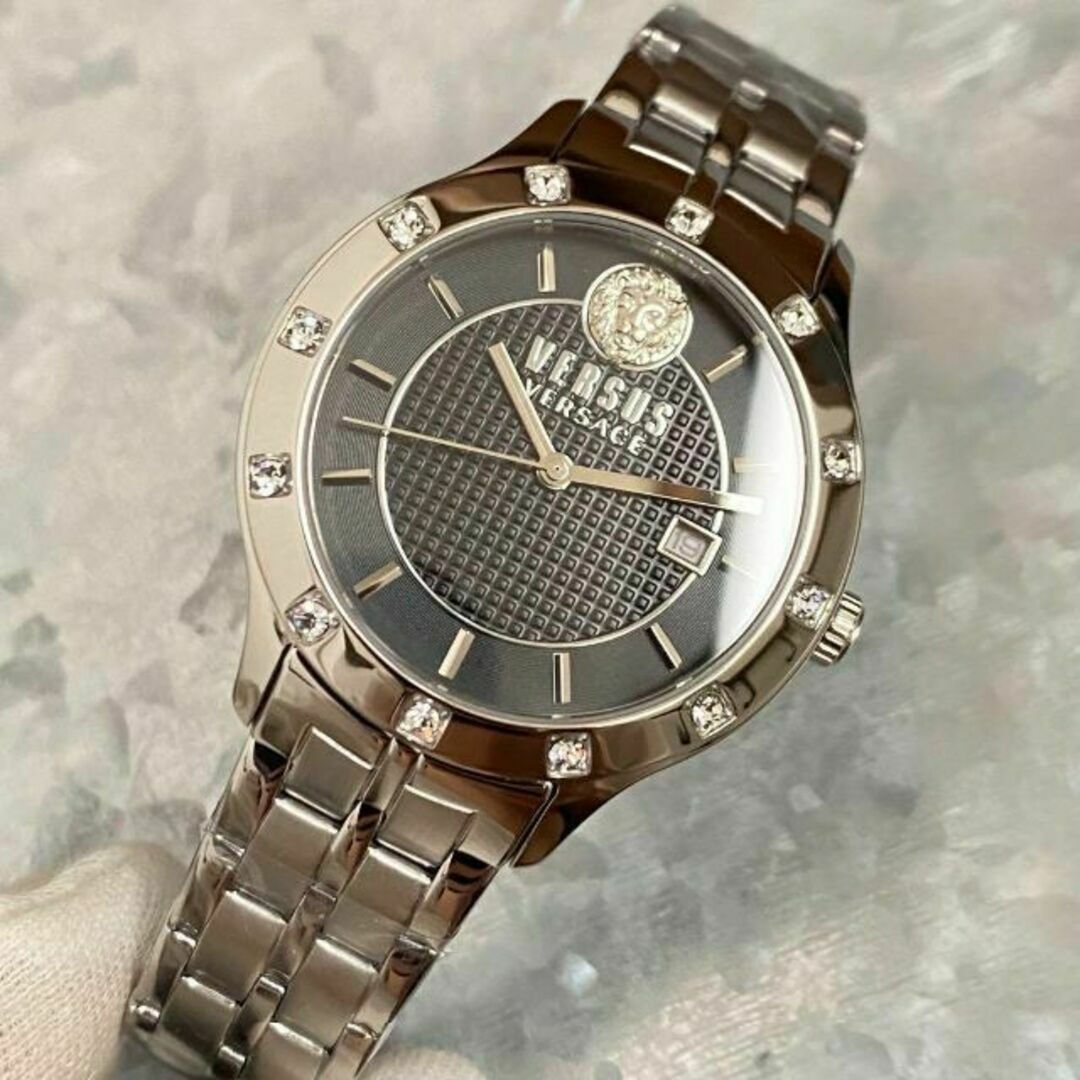 【新品箱付き】ヴェルサーチ VERSUS レディース(メンズ) 腕時計 シルバー