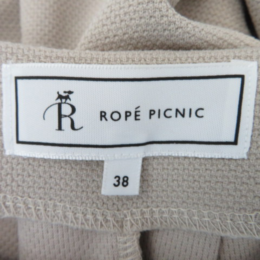 Rope' Picnic(ロペピクニック)のロペピクニック ワンピース ミニ丈 七分袖 ラウンドネック 無地 38 レディースのワンピース(ミニワンピース)の商品写真