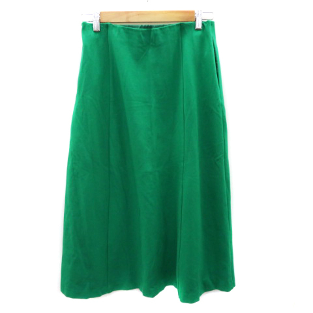 Sugar Rose(シュガーローズ)のシュガーローズ フレアスカート ロング丈 無地 F 緑 グリーン /YK12 レディースのスカート(ロングスカート)の商品写真