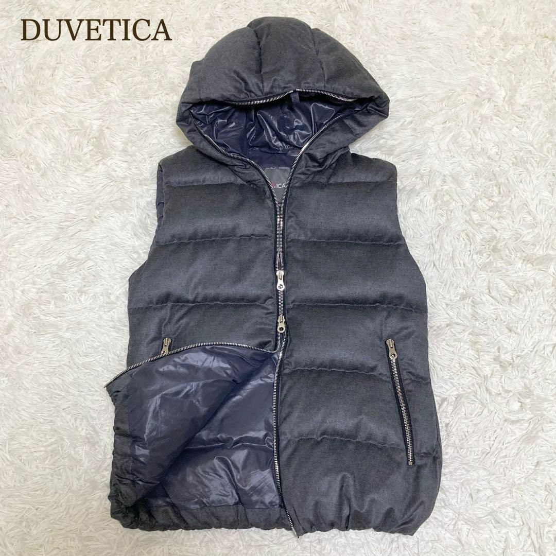 DUVETICA - 美品 デュベティカ ダウンベスト FEBEDUE グレー 40