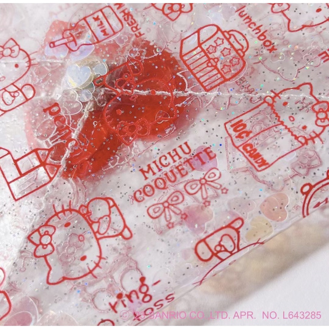 MICHU COQUETTE PVCラブレターポーチ(HELLO KITTY