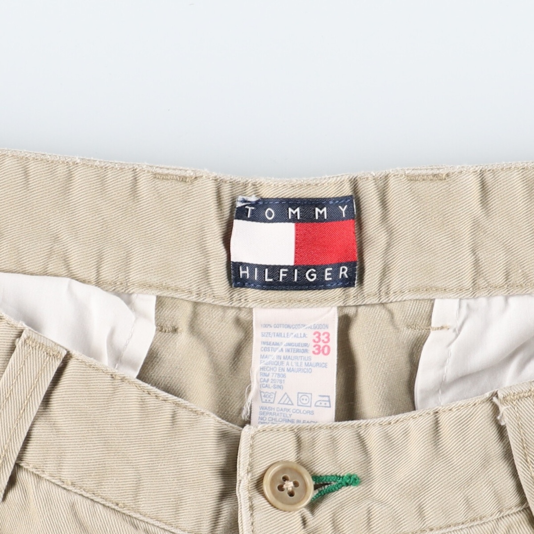 TOMMY HILFIGER(トミーヒルフィガー)の古着 90年代 トミーヒルフィガー TOMMY HILFIGER ツータック チノパンツ メンズw32 ヴィンテージ /eaa368056 メンズのパンツ(チノパン)の商品写真