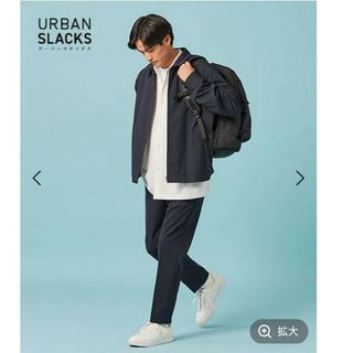 グローバルワーク(GLOBAL WORK)のGLOBAL WORK　アーバンスラックス　ネイビー　NAVY　XS(スラックス)