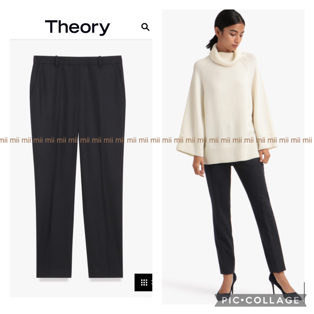 ✤2022FW セオリー Theory ウール クロップドパンツ✤