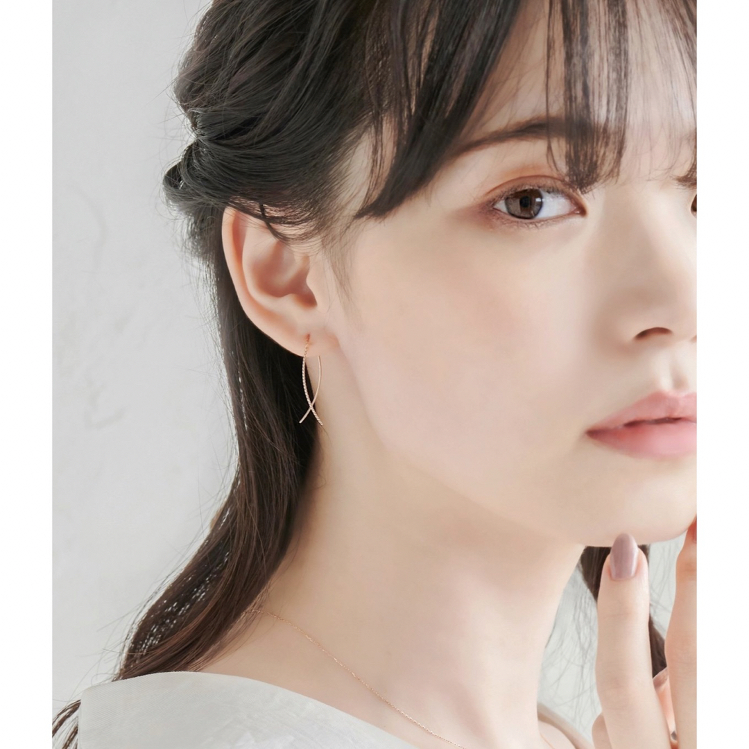 phoebe - Phoebe フィービー【K10】クロスラインアメリカンピアス