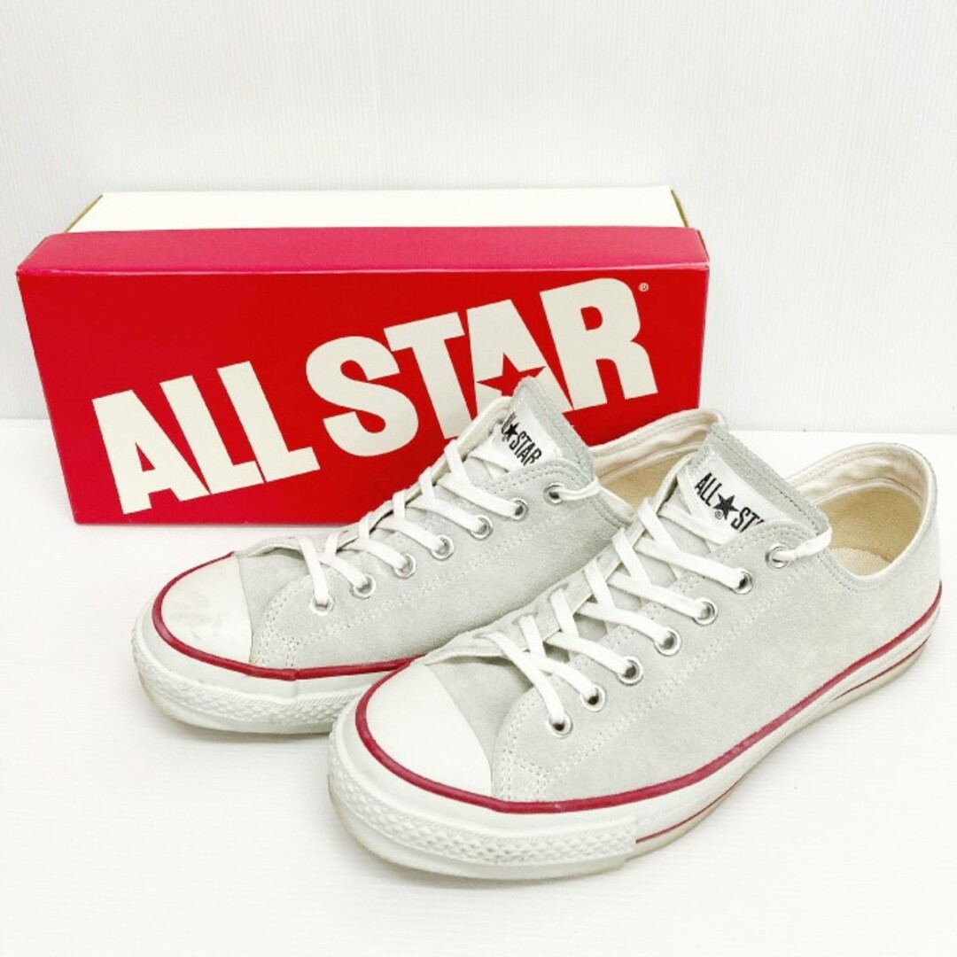 ★CONVERSE コンバース 日本製 ALL STAR SUEDE AS J LCLZ OX TOKYO LIMITED EDITION PRODUCTS スエード オールスター ローカライズ グレー size28cm