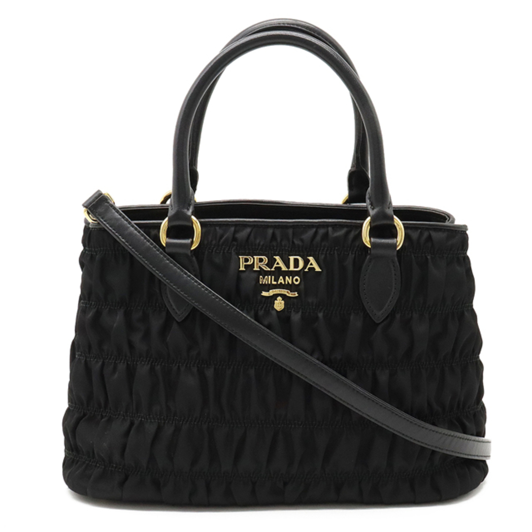 PRADA - プラダ ハンドバッグ 2WAY ショルダーバッグ ギャザー