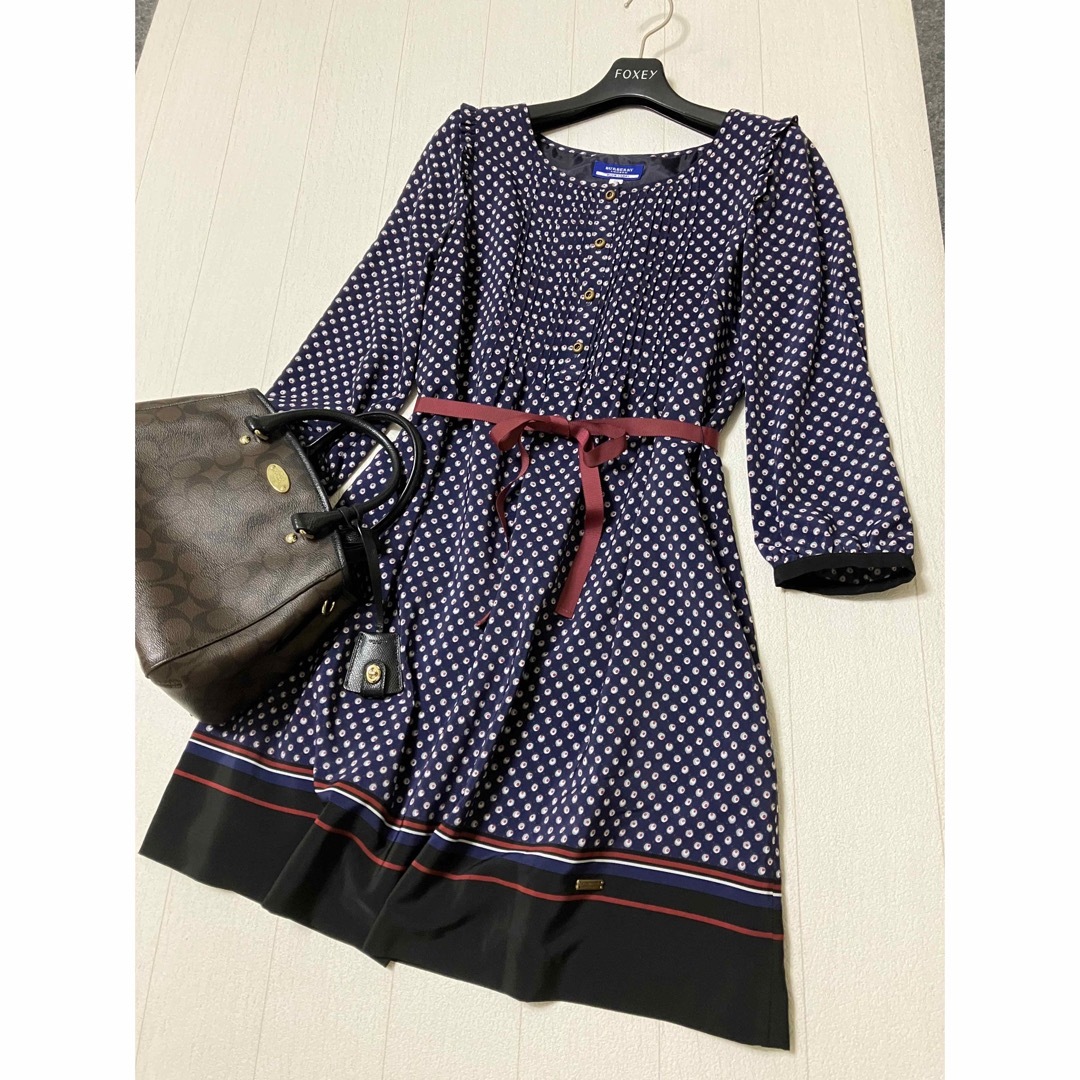 BURBERRY BLUE LABEL - 美品 バーバリー ブルーレーベル ワンピース 柄