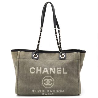 CHANELトートバッグ○ドーヴィルライン○ブラック