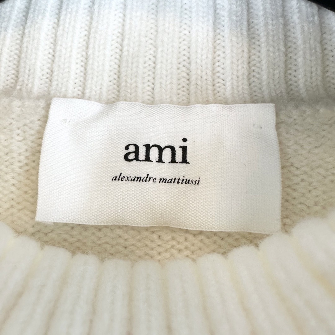 新品100%本物 AMI Paris アミ ハイネック ニット セーター 2