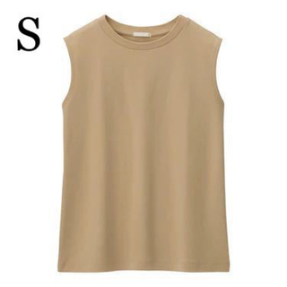 ジーユー(GU)のスムーススリーブレスt(Tシャツ(半袖/袖なし))