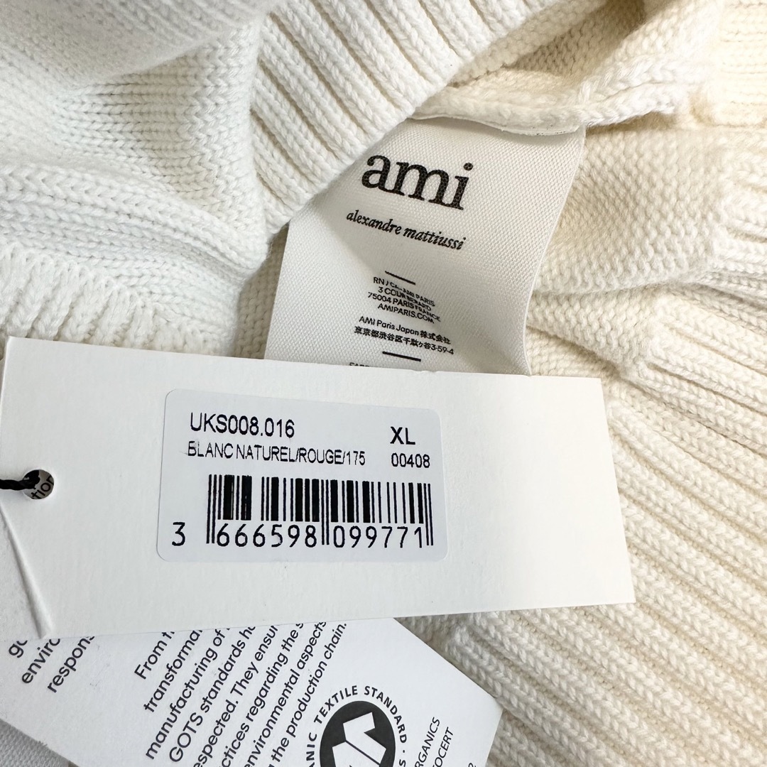 ami - 新品100%本物 AMI Paris アミ ニット セーター XLの通販 by