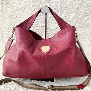 ATAO - 美品 アタオ エルヴィ ショルダーバッグ 2way ボルドー レザー ...