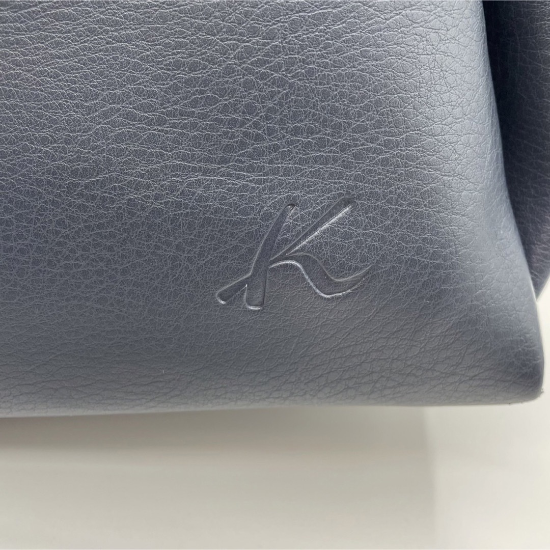 Kitamura(キタムラ)の大特価‼️Kitamura キタムラ レザートートバッグ ネイビー シルバー  レディースのバッグ(トートバッグ)の商品写真
