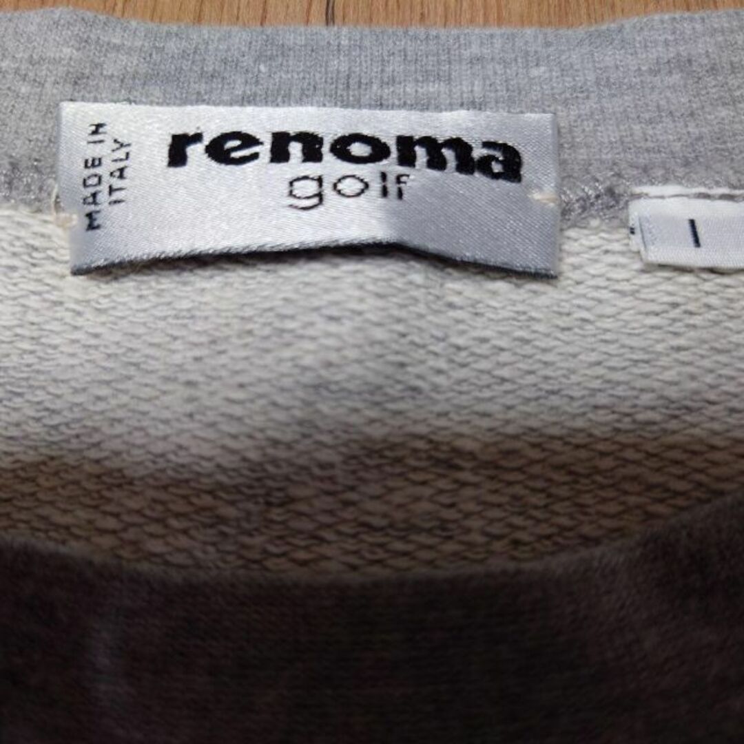 RENOMA(レノマ)のイタリア製　ビッグロゴ刺繍　Renoma Golf　薄手　スウェットトレーナー メンズのトップス(スウェット)の商品写真