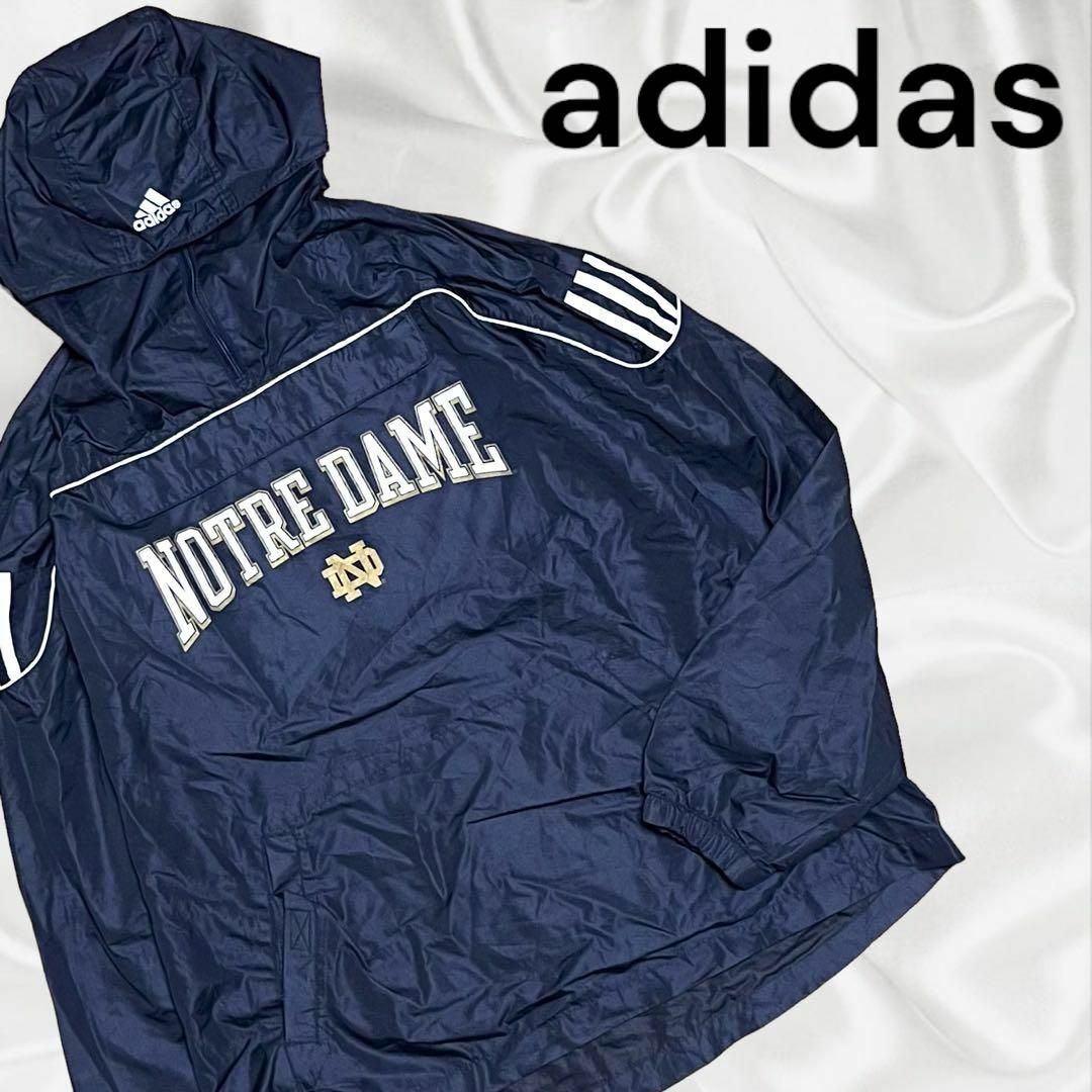 海外輸入 adidas★NOTRE DAME アノラックパーカー ジャケット