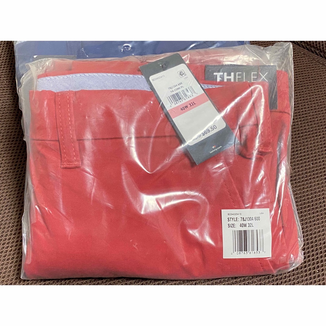 tommy hilfiger ズボン 赤