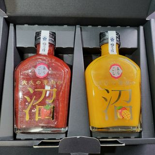 ウメノヤド(梅乃宿)の梅乃宿 PARLOR あらごし 大人の果肉の沼 いちご マンゴー 食べるお酒(日本酒)