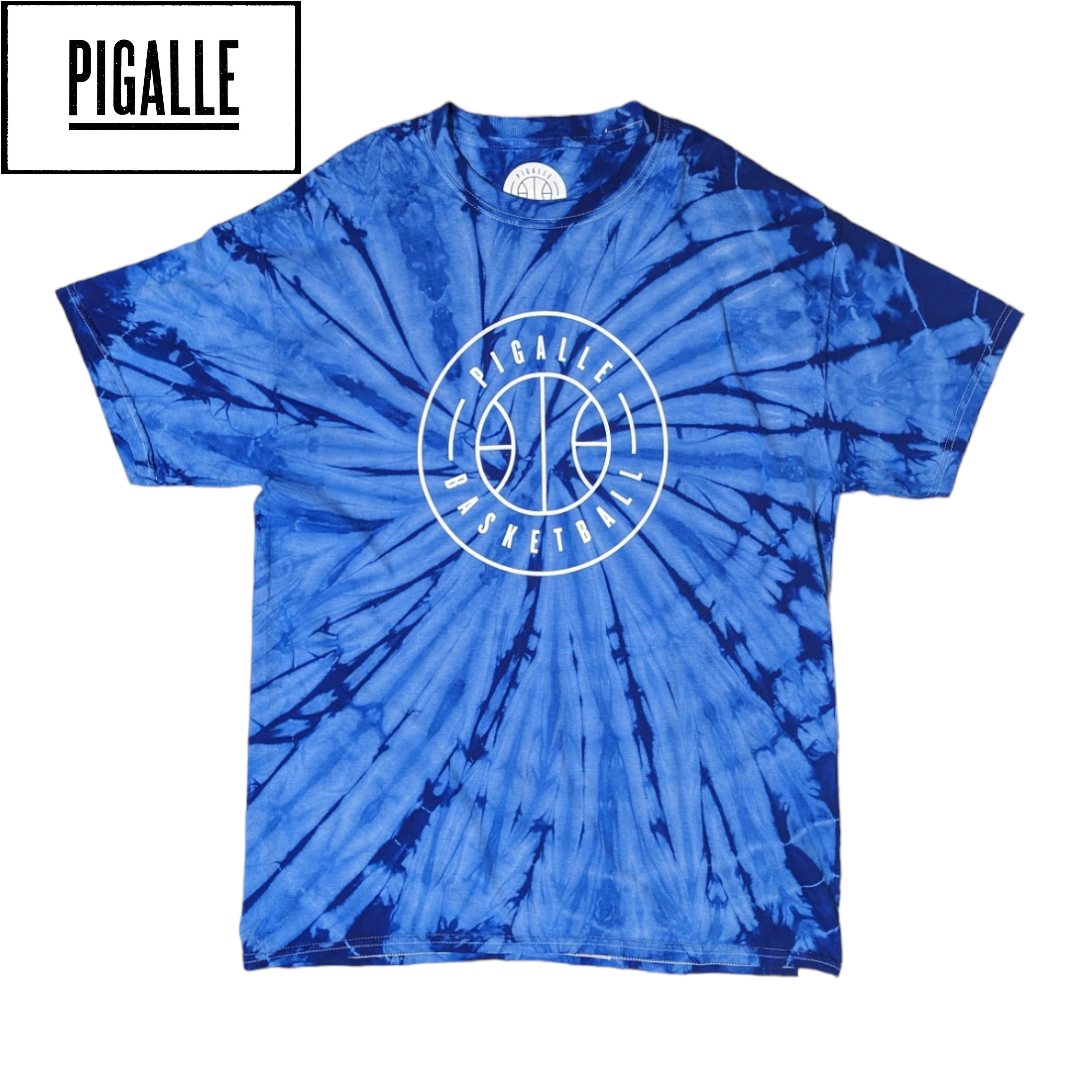 PIGALLE(ピガール)のPIGALLE ブルー タイダイプリント Tシャツ メンズのトップス(Tシャツ/カットソー(半袖/袖なし))の商品写真