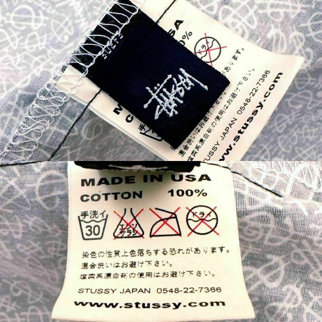 old stussy 無地L/Sシャツ M USA製USA製