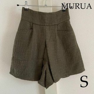 ムルーア(MURUA)のMURUA（ムルーア）　 ツイードタックショートパンツ(ミニスカート)