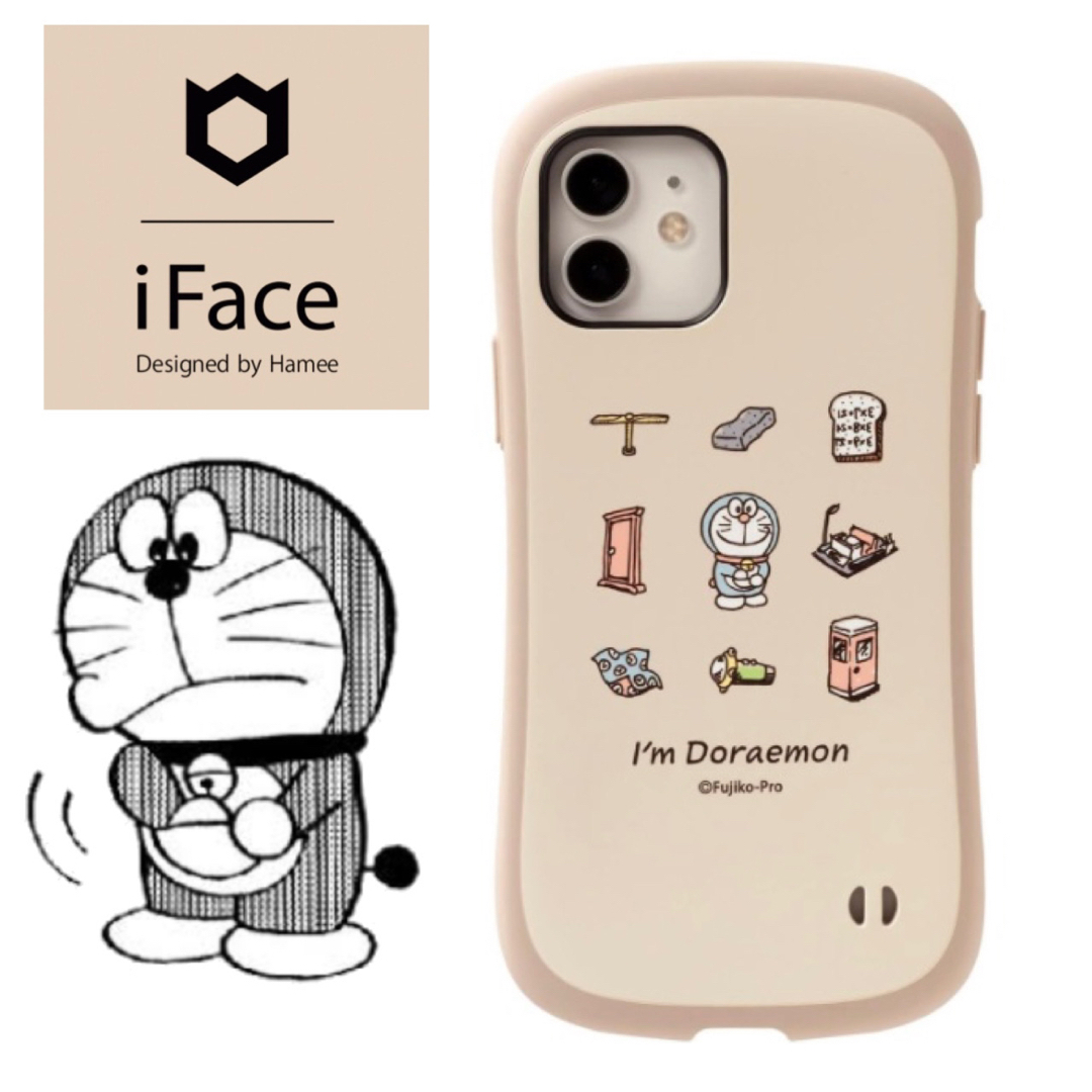 新品 iFace ドラえもん iphone12 かわいい ポケット スマホケース