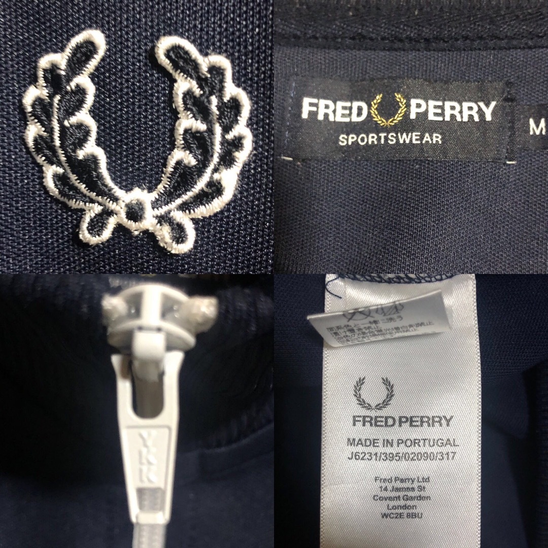 FRED PERRY   Fred Perry⭐️トラックジャケット L 刺繍/テープ月桂樹