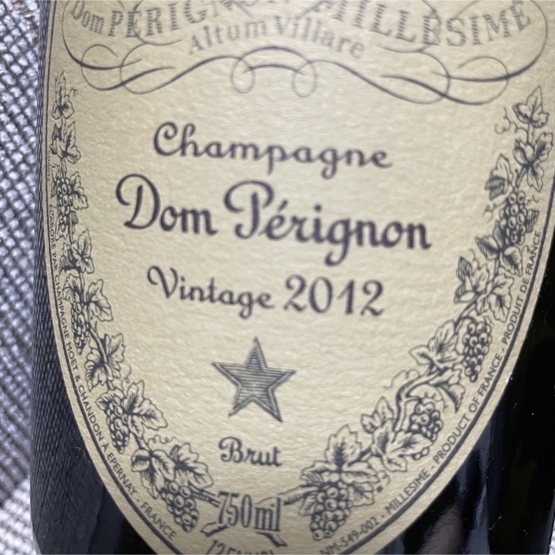 ドン ペリニヨン ヴィンテージ　2012 750ml 新品 食品/飲料/酒の酒(シャンパン/スパークリングワイン)の商品写真