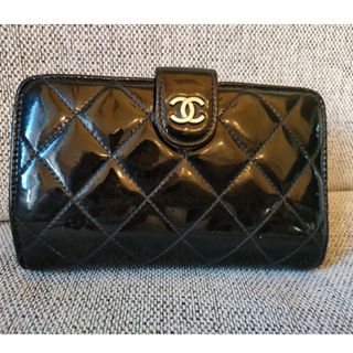 シャネル(CHANEL)のシャネルマトラッセ ラウンドファスナー　二つ折り財布(財布)