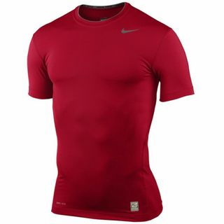 ナイキ(NIKE)のナイキ DRI-FIT Ｔシャツ Ｍ 赤×灰 軽量 高い伸縮性 新品 未使用(その他)