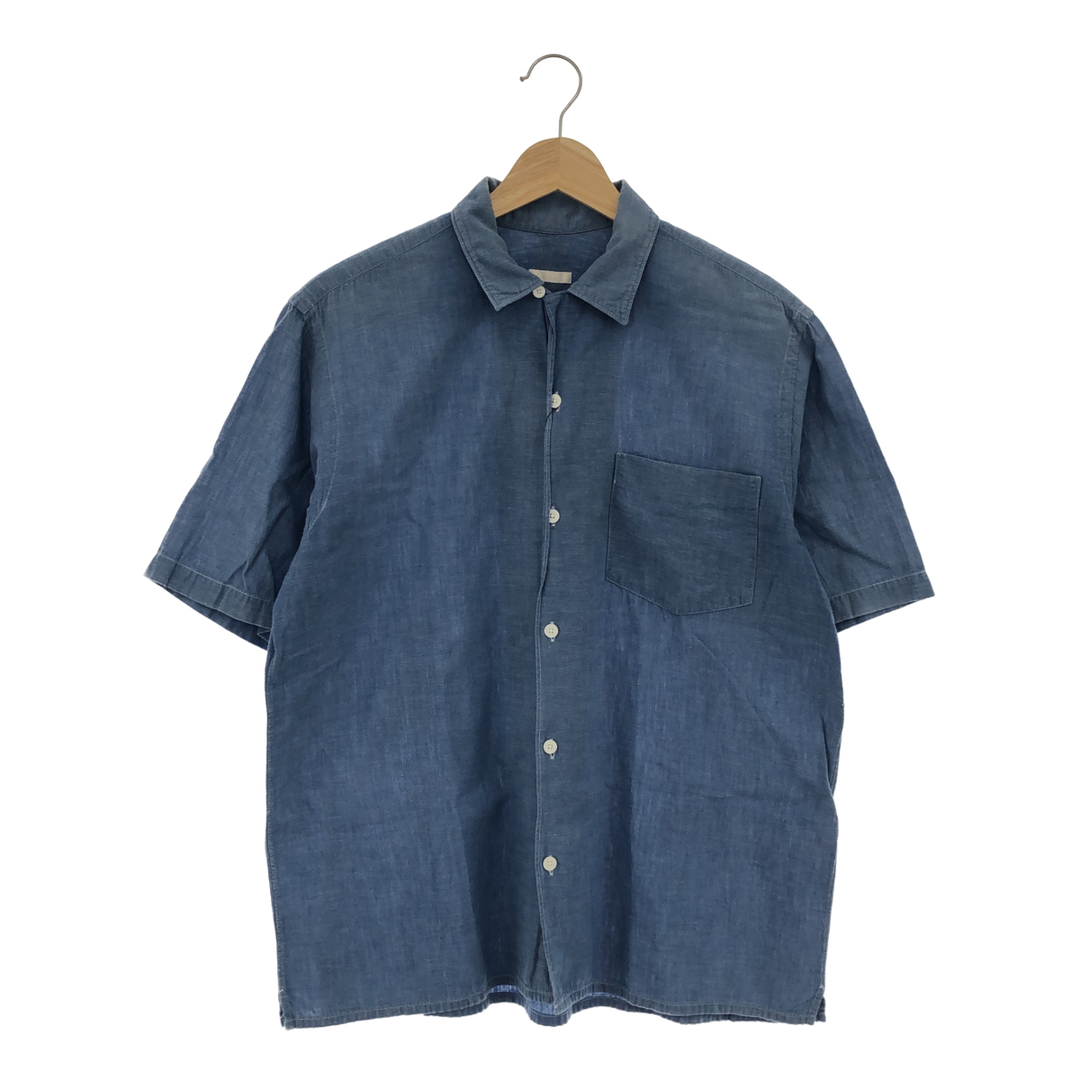 COMOLI(コモリ)のコモリ シャンブレー オープンカラーシャツ 半袖 SS メンズのトップス(シャツ)の商品写真