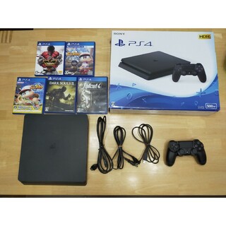 PlayStation4 500GB 本体とソフト4本セット　PS4