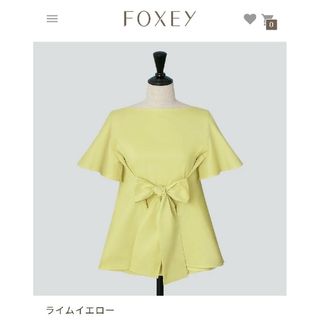 FOXEY　フォクシー　半袖シャツ ブラウス　美品サイズ40