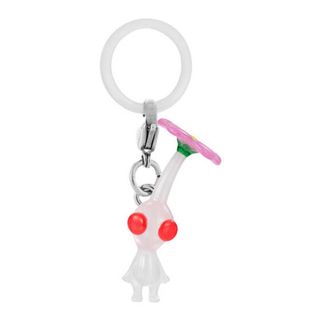 バンダイ(BANDAI)のPIKMIN ピクミン めじるし アクセサリー 白ピクミン ガチャ(ゲームキャラクター)