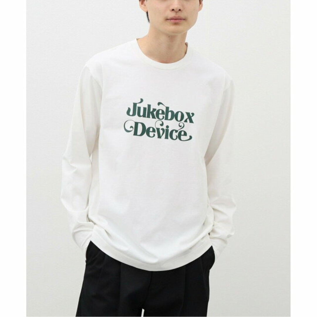 B.C STOCK(ベーセーストック)の【ホワイト A】オーガニックコットン ロゴ ロングスリーブTシャツ メンズのトップス(Tシャツ/カットソー(半袖/袖なし))の商品写真