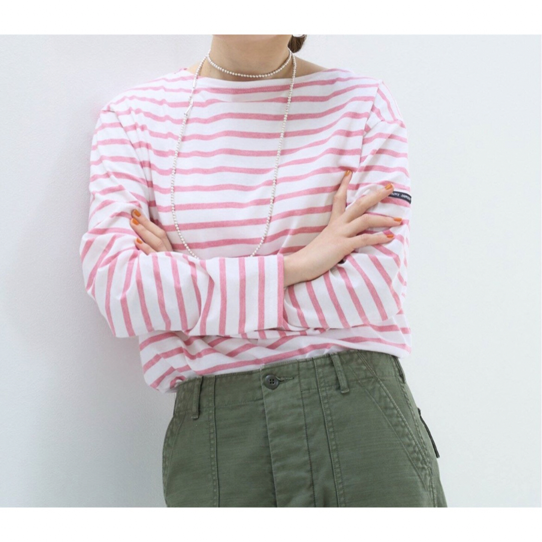 IENA - ◇新品 IENA セントジェームス 別注 MORLAIX ボーダー ピンク