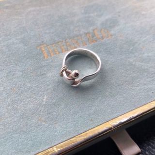 ティファニー(Tiffany & Co.)の【良品！10号】TIFFANY コンビフック＆アイ　925 750ヴィンテージ(リング(指輪))