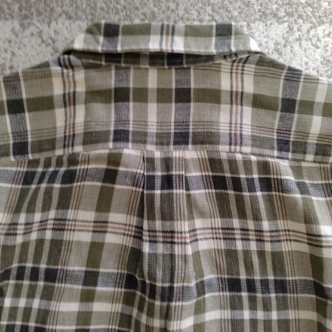 ROCKPORT(ロックポート)の割引最安値 半袖チェックシャツ ロックポート アメリカサイズ M グリーン メンズのトップス(シャツ)の商品写真