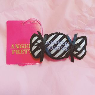 アンジェリックプリティー(Angelic Pretty)のアンジェリックプリティ HappyストライプCandyワッペン クリップ(バレッタ/ヘアクリップ)