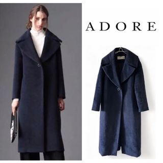 ADORE アドーア コート 内側がネイビーになります