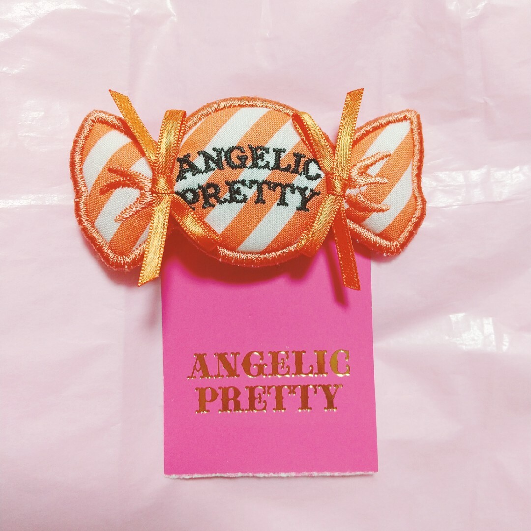 Angelic Pretty - HappyストライプCandyワッペンクリップの通販 by ...