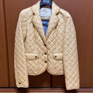 バーバリーブルーレーベルＢＵＲＢＥＲＲＹ高級人気ブランドロゴ入アウタージャケット