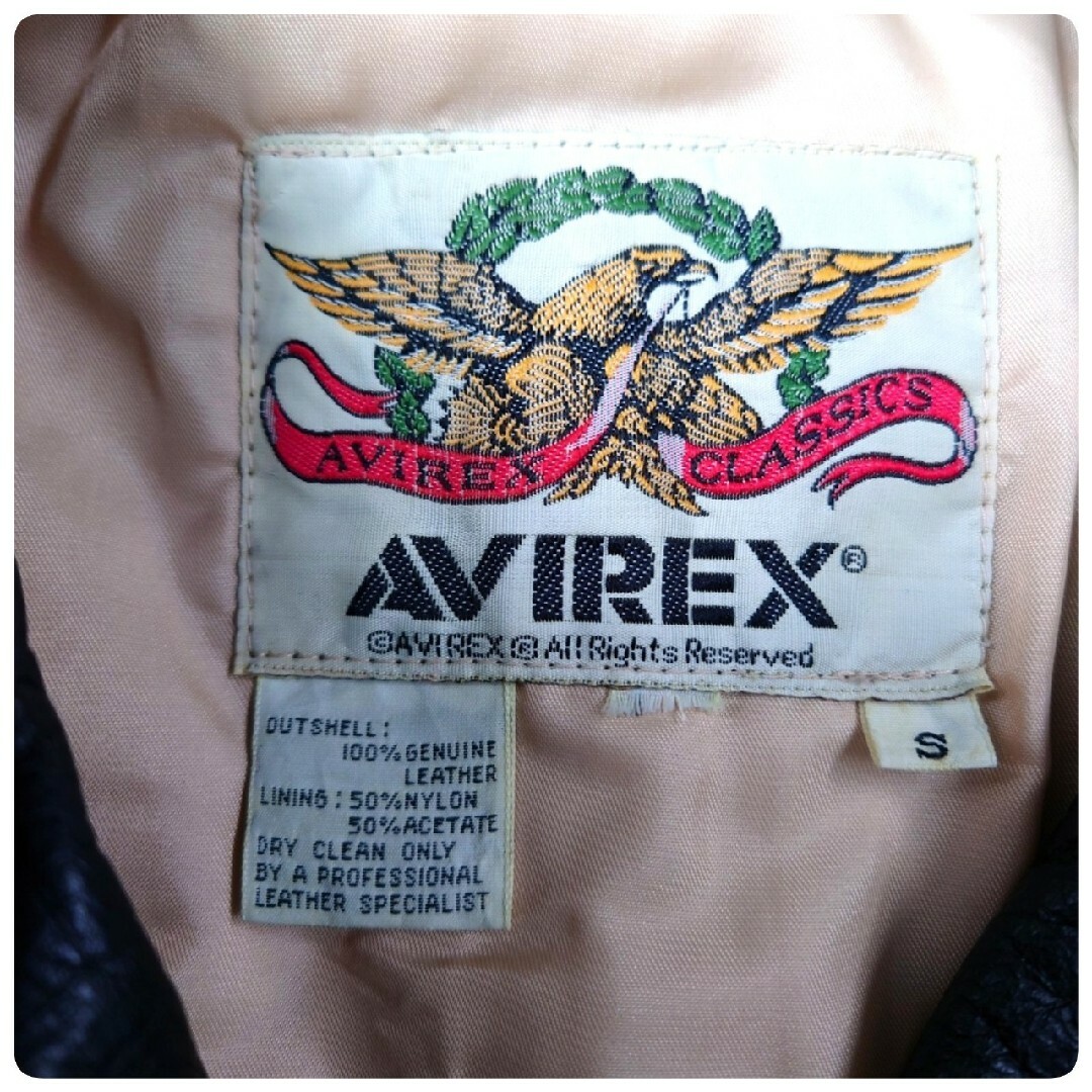 90S AVIREX 高級インディアンガール\u0026狼ペイントカウレザーWライダース