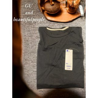 ジーユー(GU)のGU beautifulpeople リバーシブルT(Tシャツ(半袖/袖なし))