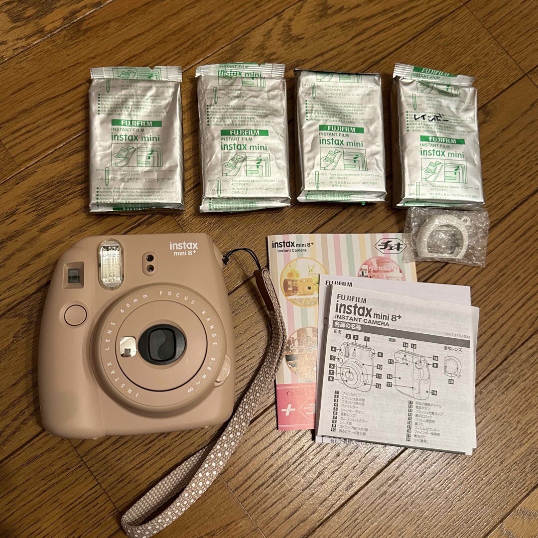 チェキ本体instax mini8+ 本体　フィルムセット